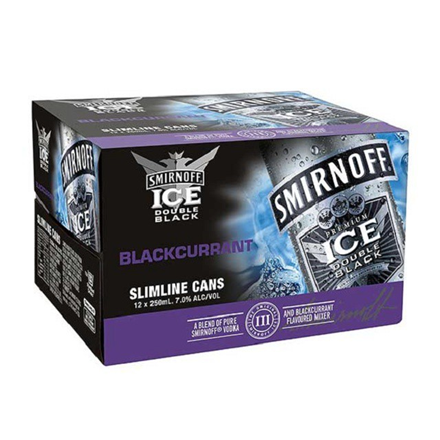 Smirnoff Ice Blackcurrant 12pk cans Smirnoff Blackcurrant 12pk Cans