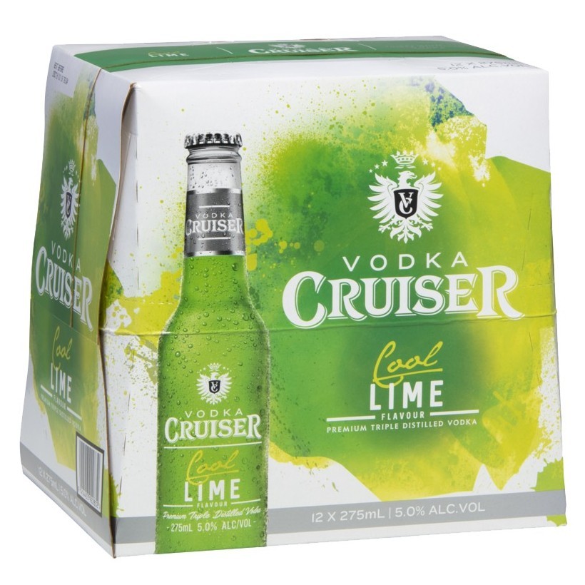 Cruiser 5% Cool Lime - 12pk bottles Cruiser Cool Lime - 12pk Btls

