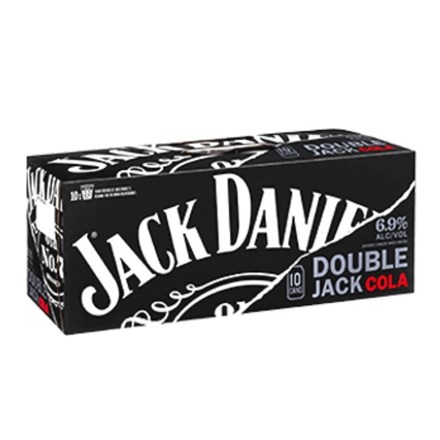 Jack Daniel's Double Jack 10pk Cans 330ml Jack Daniel's Double Jack 10pk Cans 330ml