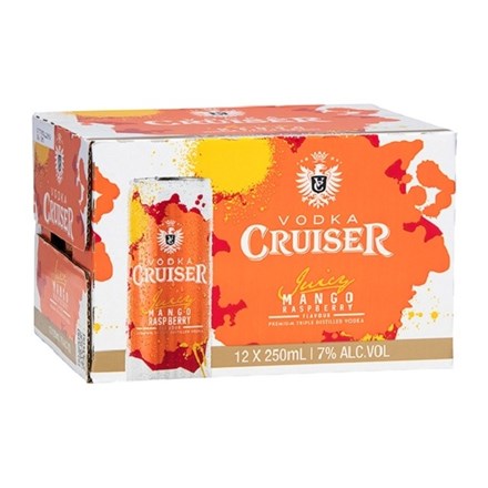 Cruiser 7% Mango Raspberry 12pk Cans Cruiser Mango 12pk cans