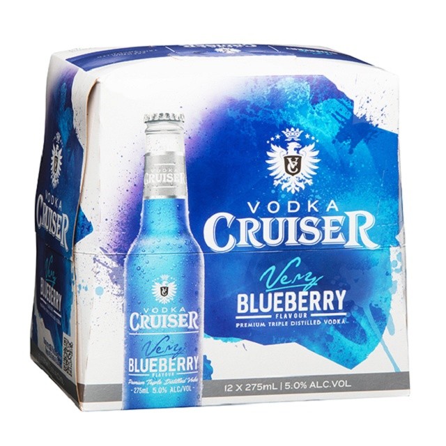 Cruiser 5% Blueberry - 12pk bottles \Cruiser Blueberry - 12pk Btls


