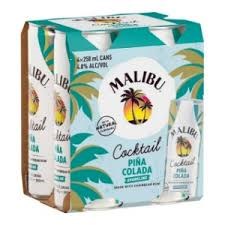 Malibu Pina Colada 4x250ml Cans Malibu Pina Colada 4x250ml Cans