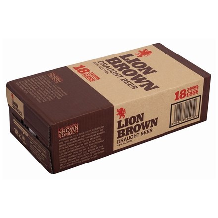 Lion Brown 18pk 330ml Cans Lion Brown 18pk 330ml Cans