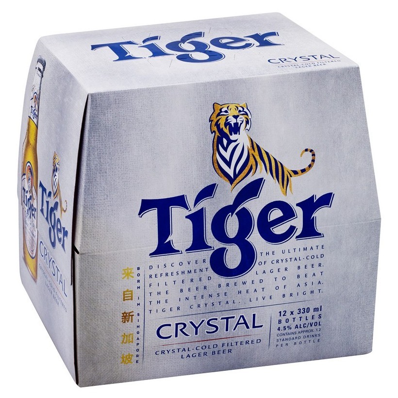 Tiger Crystal 12pk bottles Tiger Crystal 12pk Btls