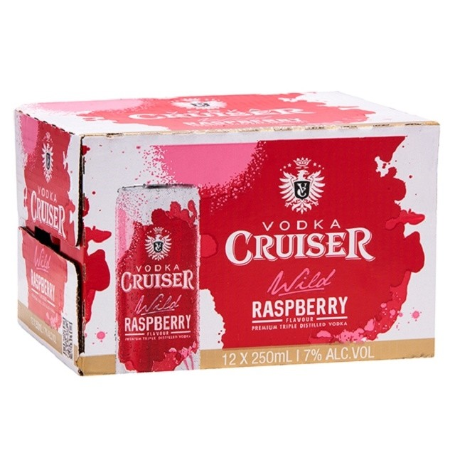 Cruiser 7% Raspberry 12pk cans Cruiser Raspberry 12pk Cans

