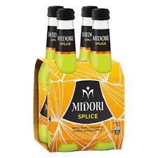 Midori Splice 4x275ml Bottles Midori Splice 4x275ml Bottles