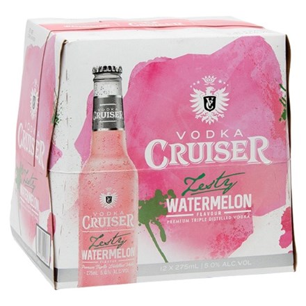 Cruiser 5% Watermelon - 12pk bottles Cruiser Watermelon - 12pk Btls