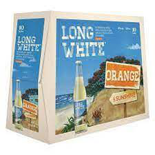 Long White Orange 10pk bottles Long White Orange 10 bottles