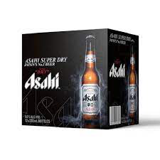 Asahi Dry 12pk bottles Asahi