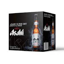 Asahi Dry 12pk bottles