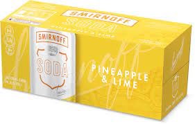 Smirnoff Pineapple and Lime 10x330ml Cans Smirnoff Pineapple and Lime 10x330ml Cans