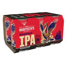 Monteiths Phoenix IPA 6x330ml Cans Monteiths Phoenix IPA 6x330ml Cans