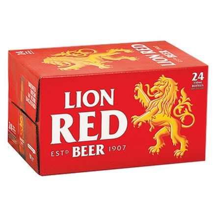Lion Red 24pk bottles Lion Red 24pk Btls