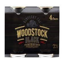 Woodstock Black 4x330ml Cans Woodstock Black 4x330ml Cans