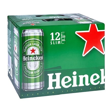 Heineken 12pk 250ml Cans Heineken 12pk 250ml Cans