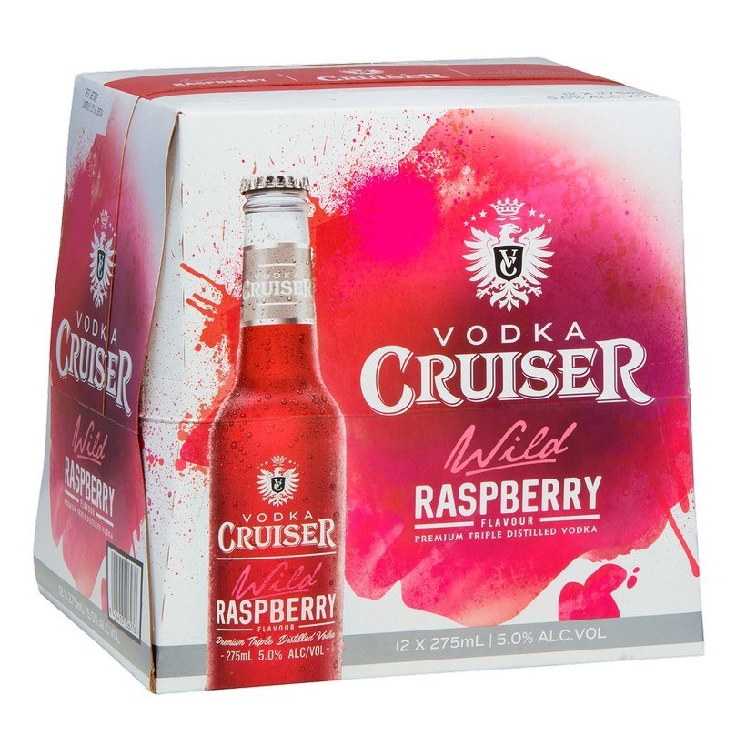 Cruiser 5% Raspberry - 12pk bottles Cruiser Raspberry - 12pk Btls

