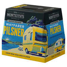 Monteith's Wayfarer Pilsner 12pk bottles Monteith's Wayfarer Pilsner