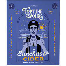 Fortune Favours The Sunchaser Cider 6pk cans Fortune Favours The Sunchaser