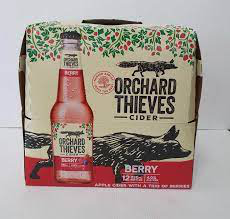 Orchard Thieves Cider Berry 12pk bottles Orchard Thieves Cider Berry